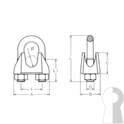 Ditali Per Funi Zincati DIN 6899B - Confezione Da 4 Pezzi Da 14 Mm, Per Occhielli E Protezione Cavi - Foto 9
