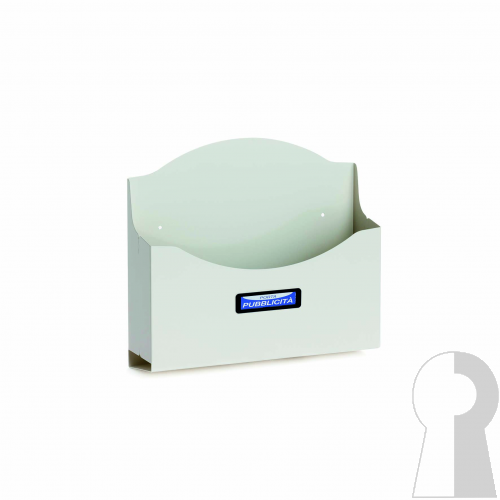 Adesivo No Pubblicità – Ritagliato In Alluminio Argento 16 Cm – Rimovibile E Resistente Per Cassetta Postale