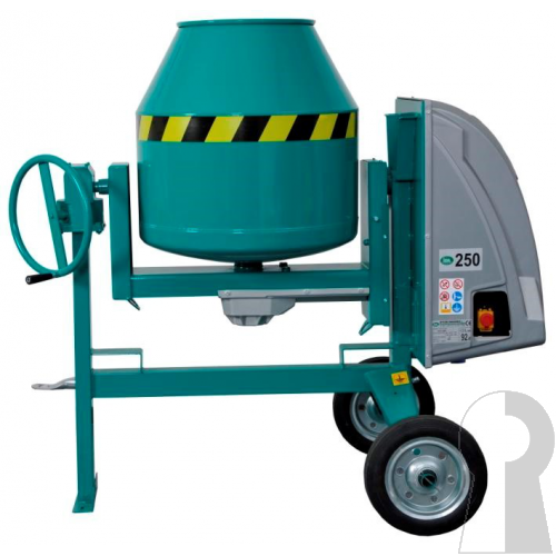 Betoniera Elettrica Frontale | 135 Litri | 550W | Motore 220V | Ingranaggi Ghisa | 42.5 Kg - Foto 3