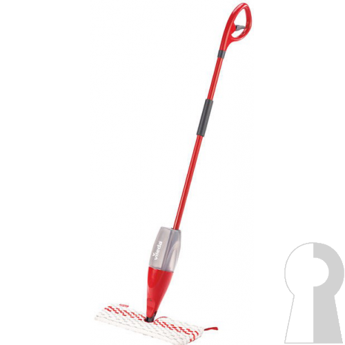 2 Panni Di Ricambio Per Mocio Vileda 161822 - Testine In Microfibra Lavabili Per Spin Scrubber E Mocio Rotante (Grigio)